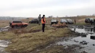 Покатушка Осипа 29 12 2013 (ниссан патрол, митсубиси Л200, нива)