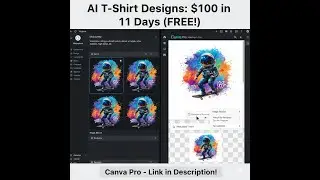 AI T-Shirt Designs: $100 in 48 Hours with Midjourney (ZERO COST Print-on-Demand)