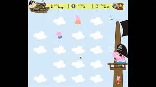 Pirate Adventure Memory Georges Pig - Juegos de Peppa Pig