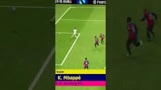 Kyllian Mbaape Goal ⚽ #efootball2024 #football #efootballmobile #pes2023mobile #shorts