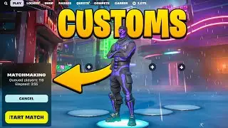 How To Join & Play in Fortnite Customs for Dummies! (Tutorial)