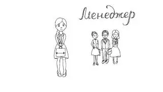 Whiteboard animation. Менедежер