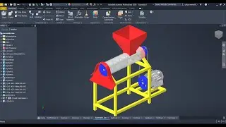 Autodesk Inventor 2026 | How to Make a Pellet Making Machine | 4k 60fps