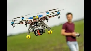 Первый запуск квадракоптера DJI MAVIC