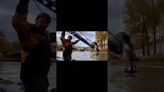 Another day in Paris, Flying DJI Ronin 2 under ABC Products Crane