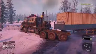 Snowrunner new truck and drilling equipment
