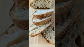 Simple Sourdough Bread with Whole Wheat Flour #shorts #sourdoughbread