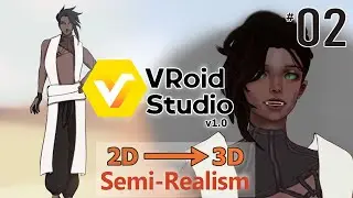 【 VRoid Studio 】That weird snake brother - Part 2 (Hair + Top Clothes)