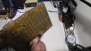 Motherboard VIA Chipset -  Socket 1 Computer - Assembling and Soldering ASMR