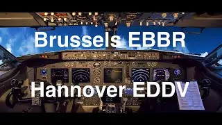 [MSFS 2020]  Brussels (EBBR)  -  Hannover (EDDV) on VATSIM.
