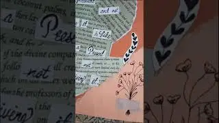 Orange theme (vintage style) journal bullet // scarpbooking . 