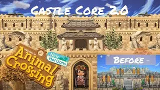Animal Crossing New Horizons Bringing My Medieval Castle up to 2.0!!! Castle Core Speed-Build ACNH
