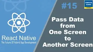 Pass Data between two screen in React Native