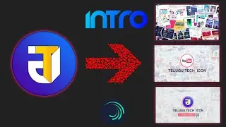 How make intro like Telugu Tech Icon in Telugu Tech Model channel || intro like Telugu Tech Icon⚡⚡🥰😍