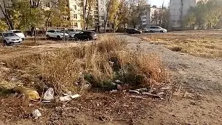 Помойка как в трущёбах. 3 лётный городок-город Энгельс.