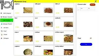 Food order System in C# || source code