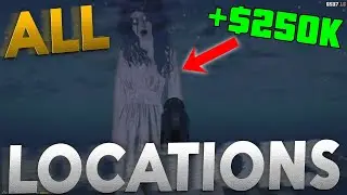 ALL LOCATIONS FOR GHOSTS & $250K | GTA Online
