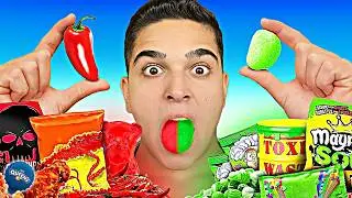 ЯДЕМ ЕКСТРЕМНА ЛЮТА vs КИСЕЛА ХРАНА Challenge