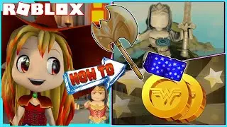 🌟 How to get Wonder Woman Shorts and Golden Axe! Roblox Wonder Woman: The Themyscira Experience!