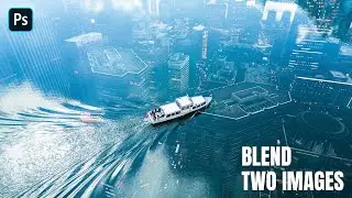 How To Create a Simple Blend Two Images In Photoshop | Adobe creative craft | #Photoshop #tutorial
