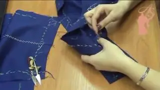 Декорирование платья ручной стежкой