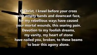 O Christ I kneel