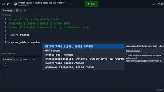 3. Python Modules Practice || 5. Beginner Lists and Randomization || Python Professional Course