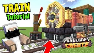 Ultimate Guide to TRAIN & STATION and More... | CREATE MOD TUTORIAL