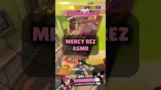 Listening to cozy music while playing Mercy 🫶🏻 | Overlay on etsy in bio 🎀 