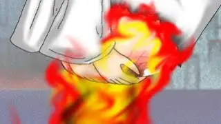 White Princess butt on fire