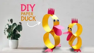 ഒരു അടിപൊളി Paper Duck  ഉണ്ടാക്കിയാലോ |  DIY Paper Duck 🐥🐥 |  Easy Paper Crafts