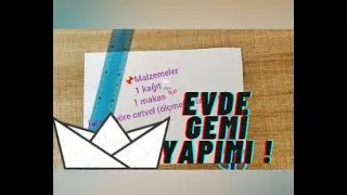 Kağıttan gemi yapımı | BİLGİ KUTUSU KAĞITTAN NELER YAPILABİLİR