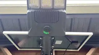 CEDIO Solar Street Lights Outdoor Solar Parking Lot Lights 5200W LED Solar Street Light Dusk to Dawn