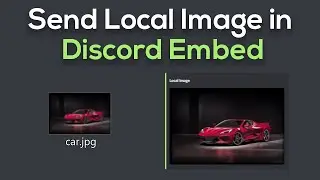 How to set a Local Image File as Embed image