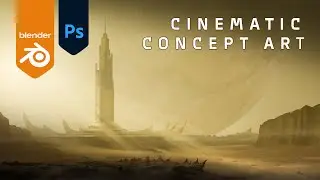 How I created this SCI-FI ART using Blender 3D and Photoshop. My workflow
