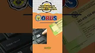 TIN number online : Paano Kumuha ng TIN Number Online sa Pamamagitan ng ORUS?