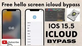 Free Hello Screen icloud Bypass ( ios -15.5 ) With Unlock Tool and irepair Box . iphone 6s to X