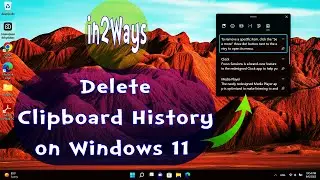 How to Delete Clipboard Data and Clipboard History on Windows 11