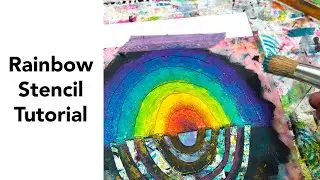 A Rainbow Stencil That Masks Itself