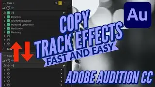 Copy Effect Rack in Multitrack from one track to the other. ADOBE AUDITION CC