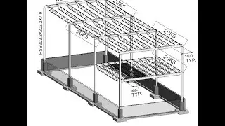 Small Warehouse Revit Model 2: Structural Column/Beam/Beam System