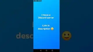 I have a discord server!!