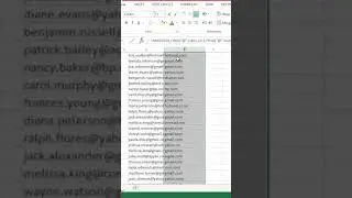 How to extract domain name from email address in Excel? 