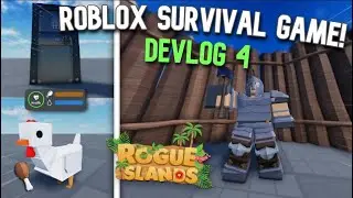 Making a SURVIVAL GAME in ROBLOX!?!😱 - Devlog 4