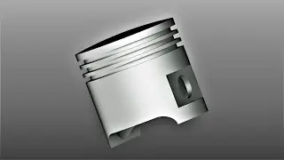 How to make piston on AutoCAD | Design a piston on AutoCAD | How to design 3D objects on AutoCAD