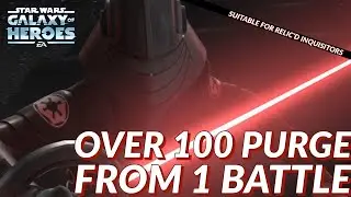 Galactic Conquest Sector 2 Hard - Imperial Inquisition - 100+ Purge From 1 Battle - No GLs | SWGoH