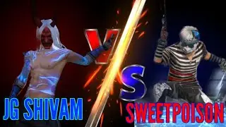 JG SHIVAM VS SWEETPOISON (HE IS HACKER) || OVERPOWERED CUSTOM BATTLE || J. TECH GAMING (PART-2 SOON)