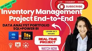 End-to-End Inventory Management Project | SQL + Power BI | Real-Time Analytics | Beginners & Experts