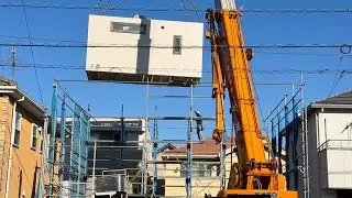 🚶‍♂️ Watching a House in Japan Go Up in a Day! 🏠🇯🇵 - Walking in Japan