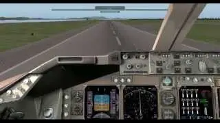 X-Plane 10 B-747-400 KSFO-KOAK. Полёт в Сан-Франциско.